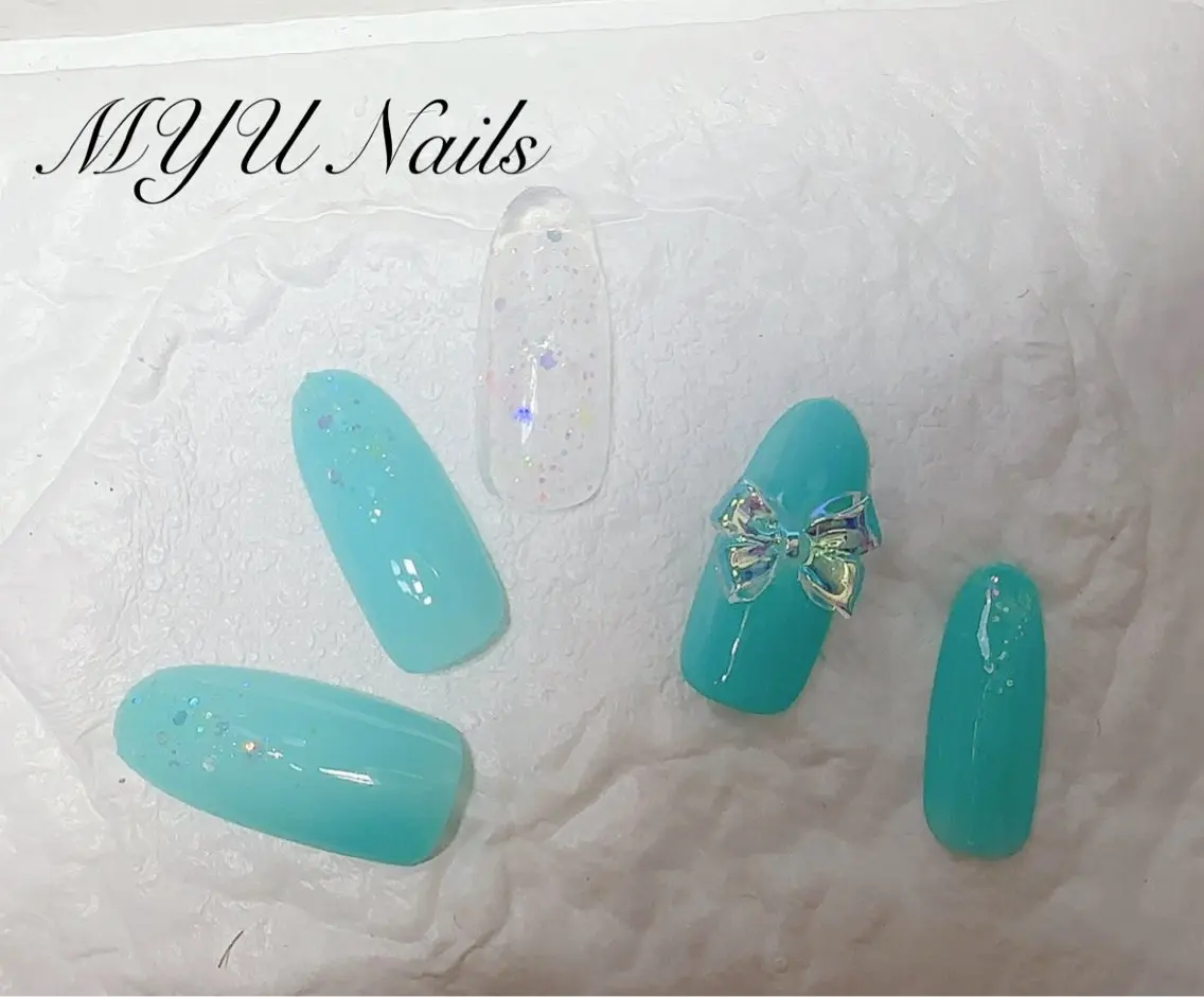 ネイル ジェルネイル 持ち込み パラジェル ニュアンスネイル🌈 MYU Nailsのネイルデザイン