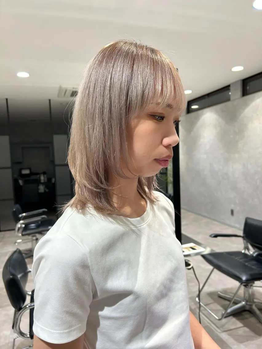 ミディアム くびれヘア ⭐️HEDI YUKI⭐️のヘアスタイル
