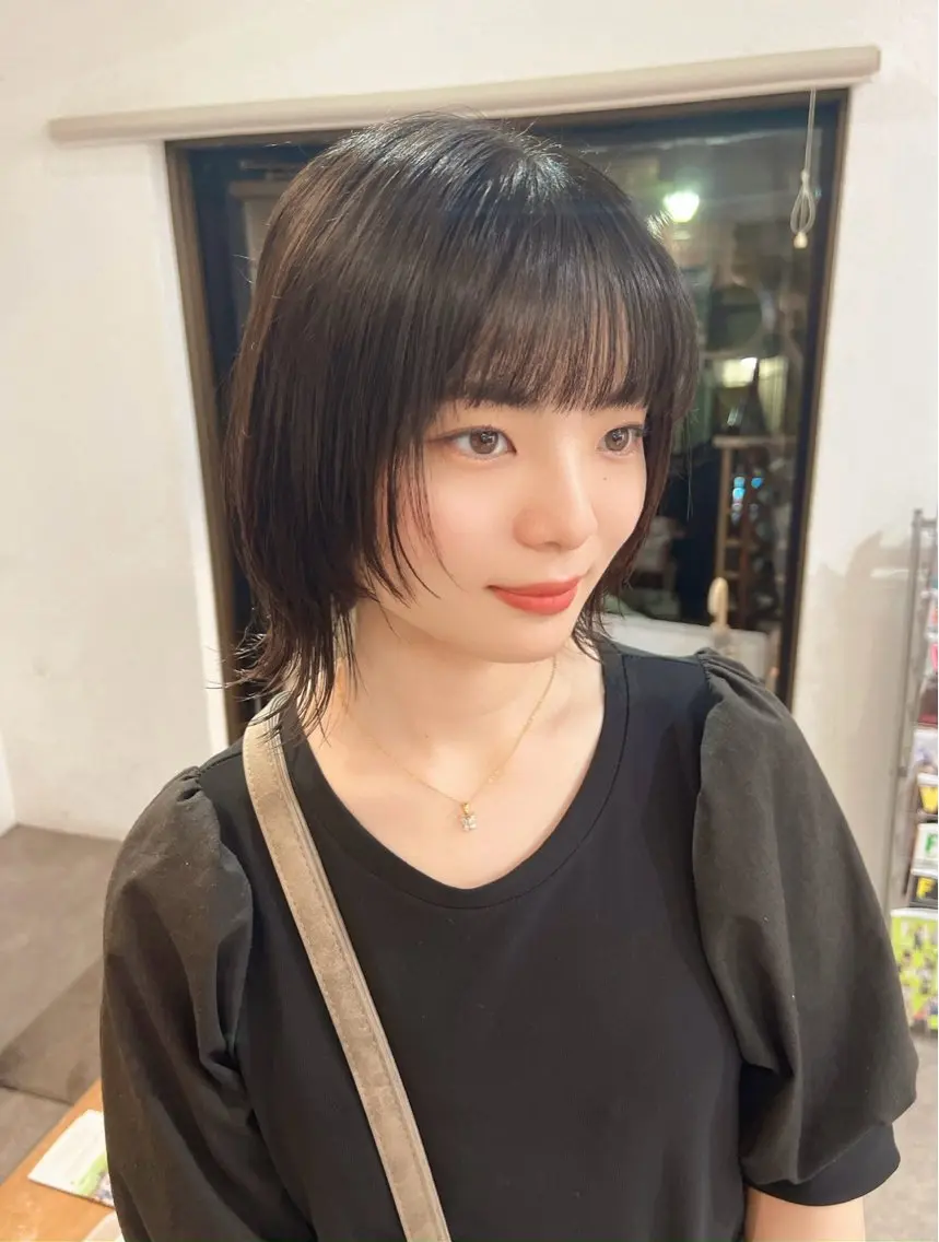 【髪質改善】前髪縮毛矯正の写真