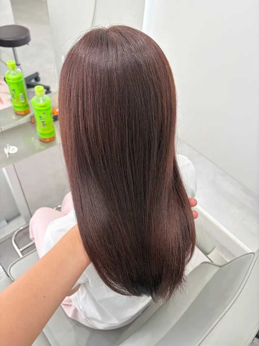 ミディアム ヘアカラー 推しカラー オタク美容師 山本のヘアスタイル