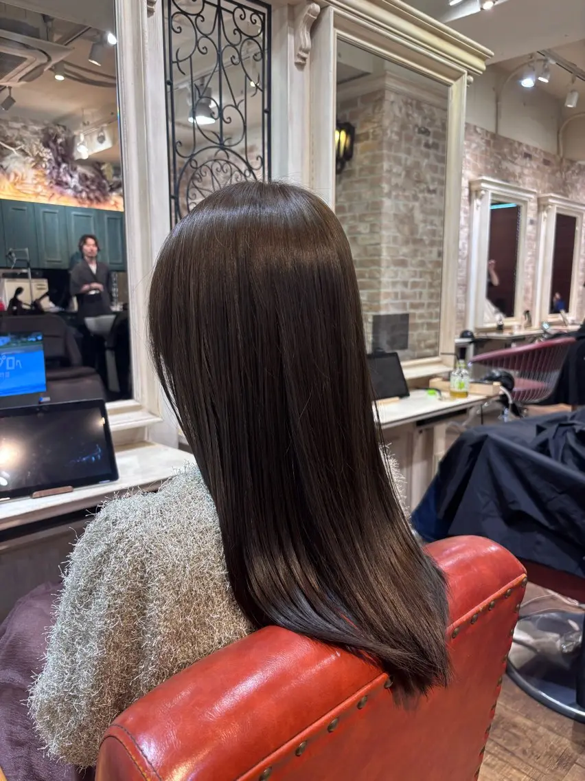 ロング ヘアカラー 田尾 凌雅のヘアスタイル