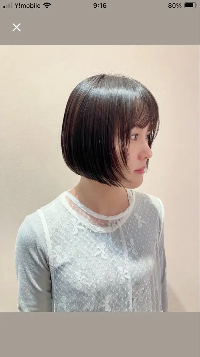 ショート カラー ボブレイヤー ボブ レイヤーカット カット ヘアカラー 川間 将彦のヘアスタイル