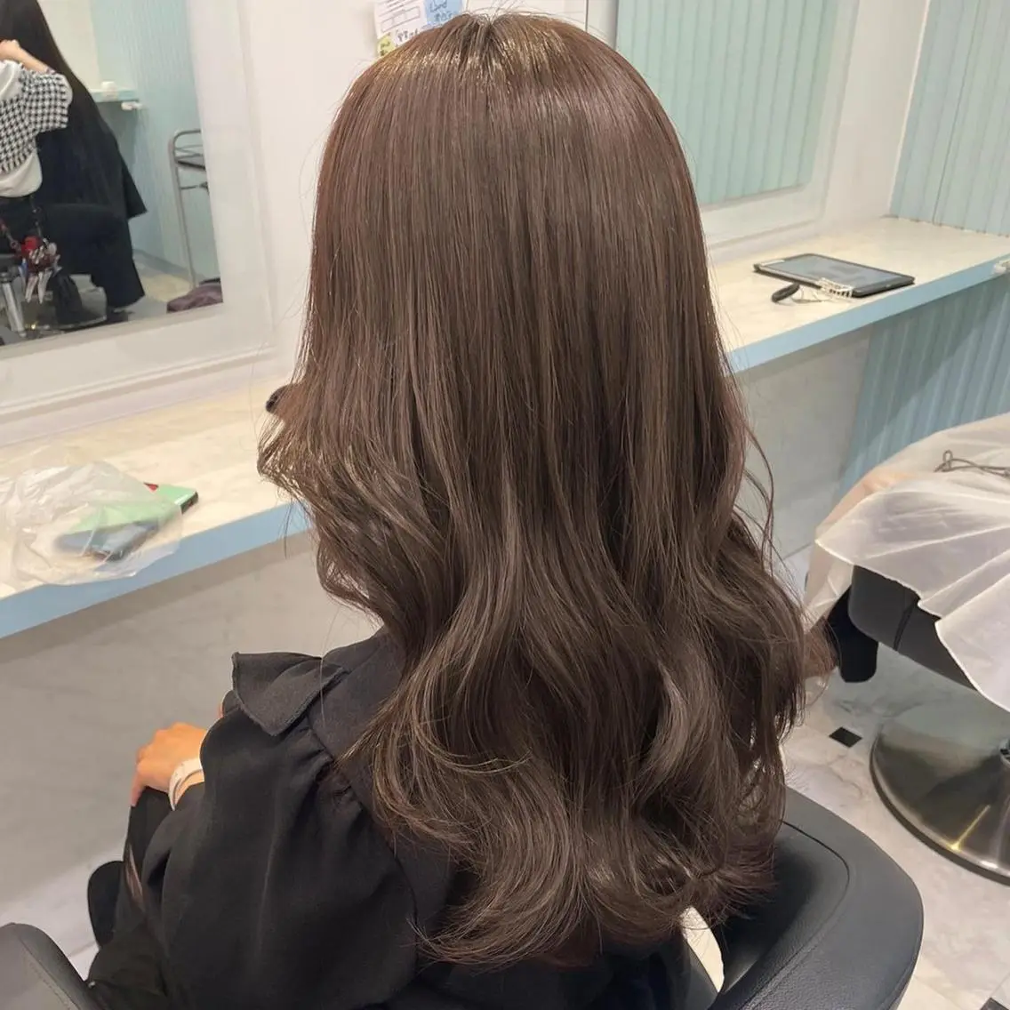 セミロング カラー ヘアアレンジ ブリーチ 透明感カラー ブリーチなしカラー 髪質改善/美髪矯正 艶髪/Takutoのヘアスタイル