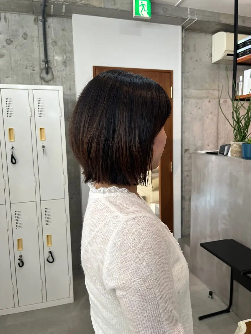 ショート カラー カット ヘアカラー ボブ×縮毛矯正 ryotaのヘアスタイル