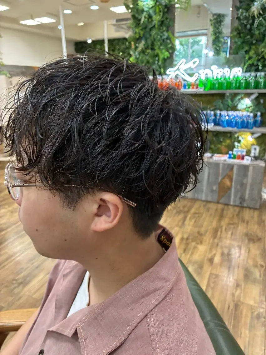 パーマ メンズ 🐰K+Plus🐰 まゆ🐰のヘアスタイル