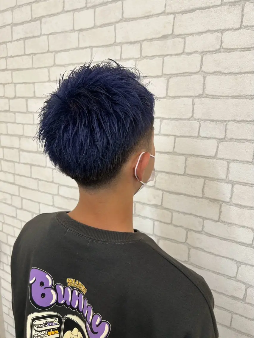メンズ ヘアカラー r i n k aのヘアスタイル