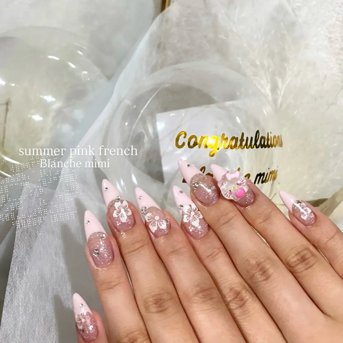 ネイル ハンドネイル Blanche mimi.u_aのネイルデザイン