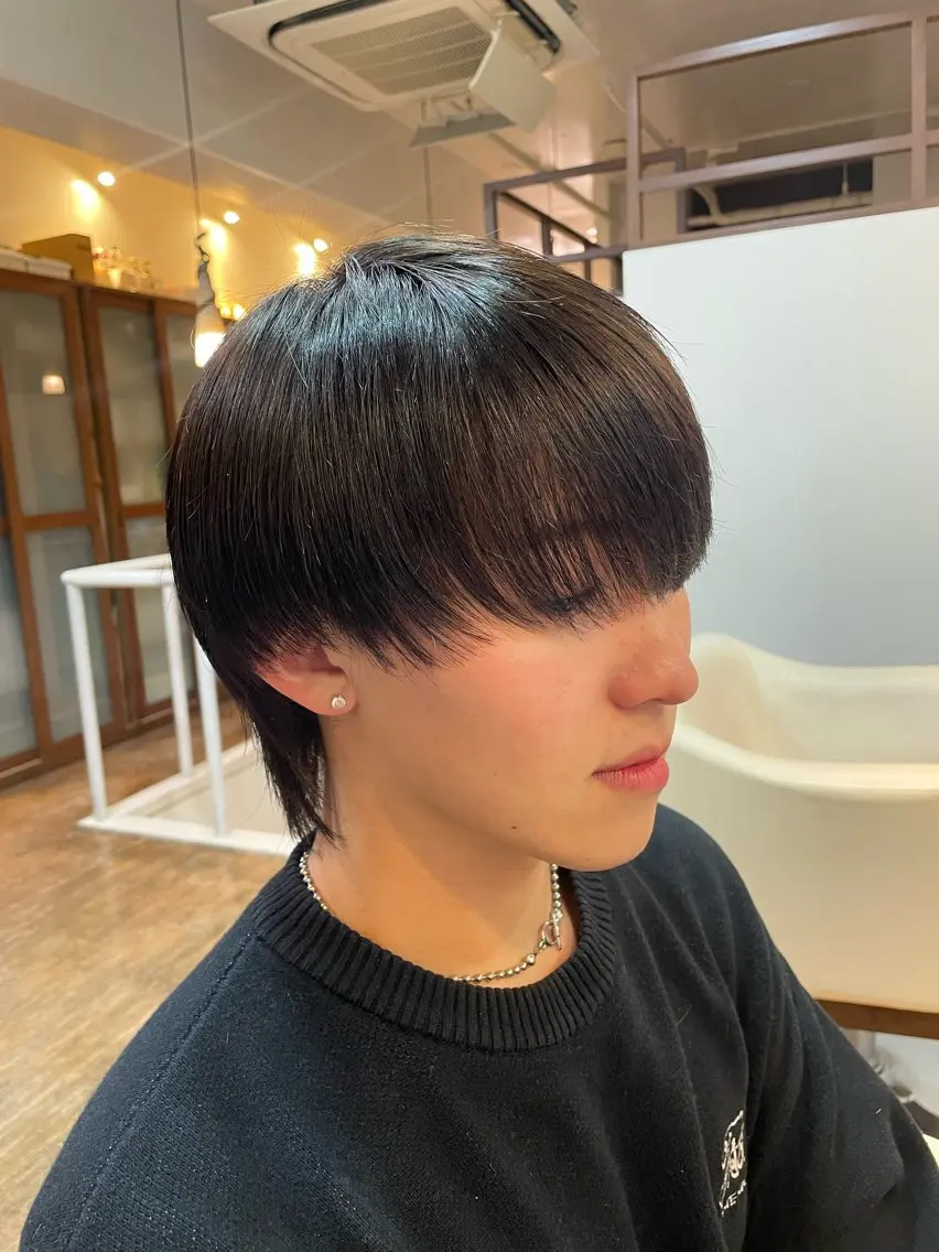 ミディアム カラー メンズ カット 小山功陽 /メンズスタイルのヘアスタイル