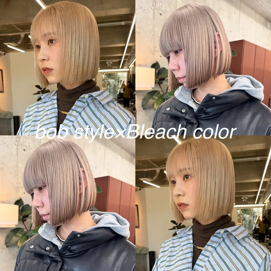 ショート カラー カット ヘアカラー トリートメント MIKU★デザイン/ 透明感カラー/ボブのヘアスタイル
