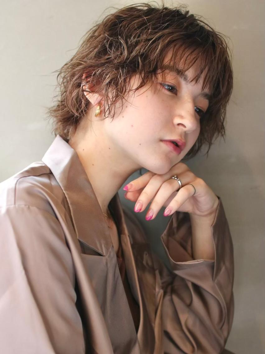 似合わせカット + ボリュームダウンの写真