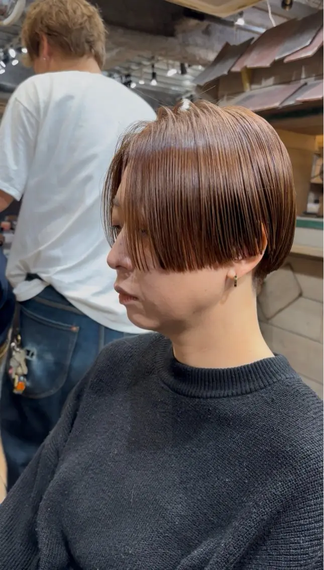 ショート カット トリートメント まう/丸みショート ・ボブ特化／高円寺のヘアスタイル