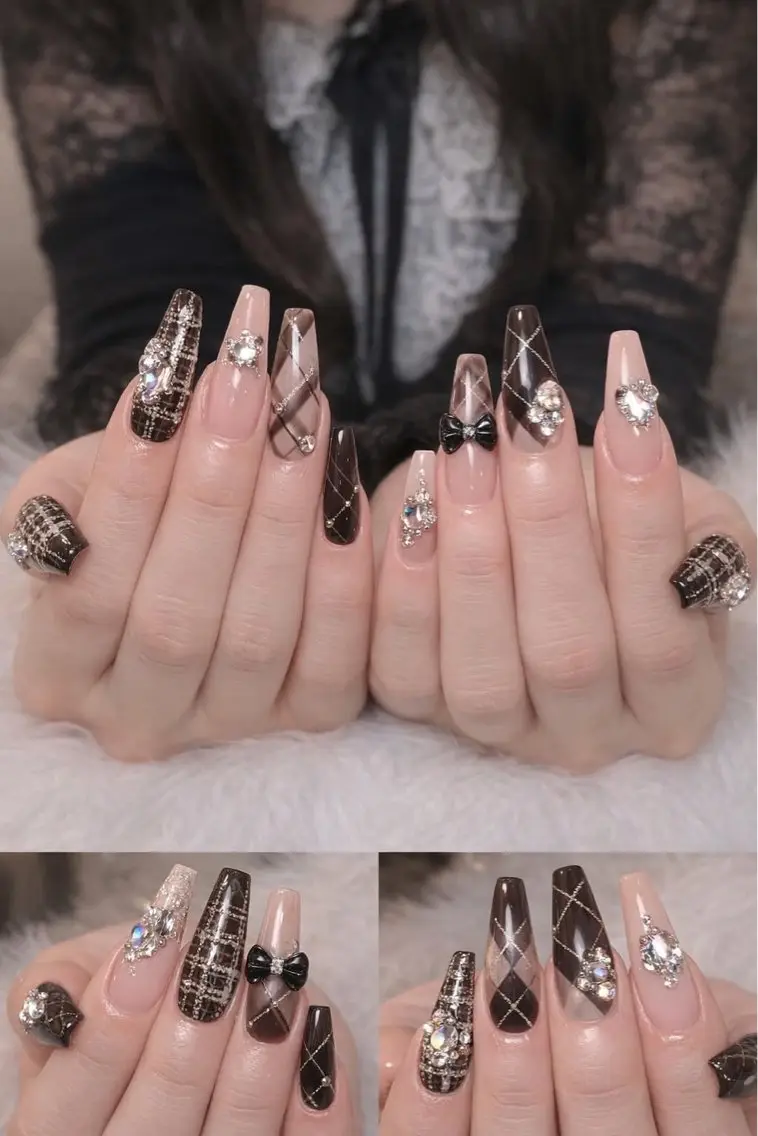 ネイル フレンチネイル ジェルネイル ガーリー 韓国ネイル ロングネイル ハンドネイル NieNail Nezukoのネイルデザイン