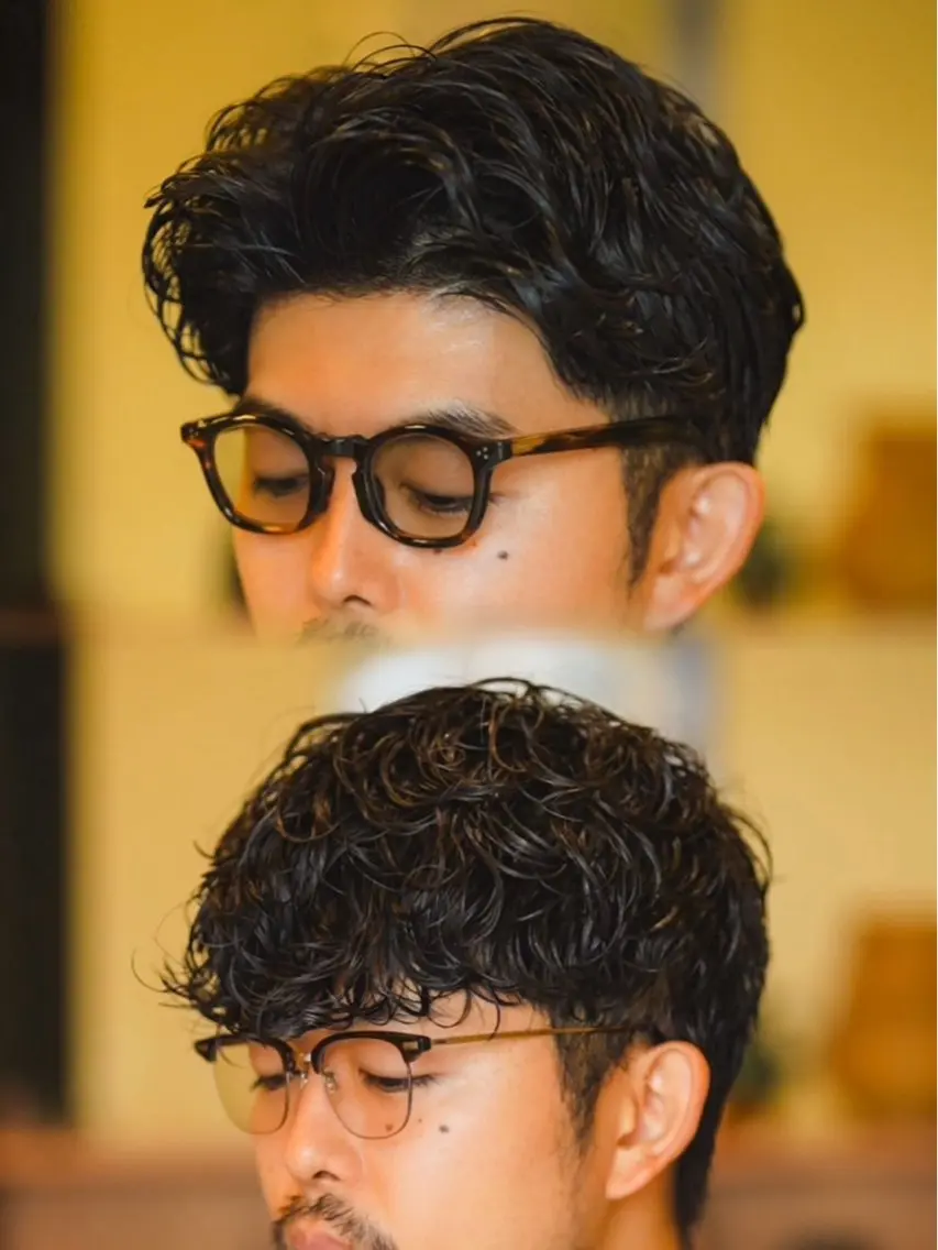 パーマ メンズ メンズパーマ いしだ りょうのヘアスタイル