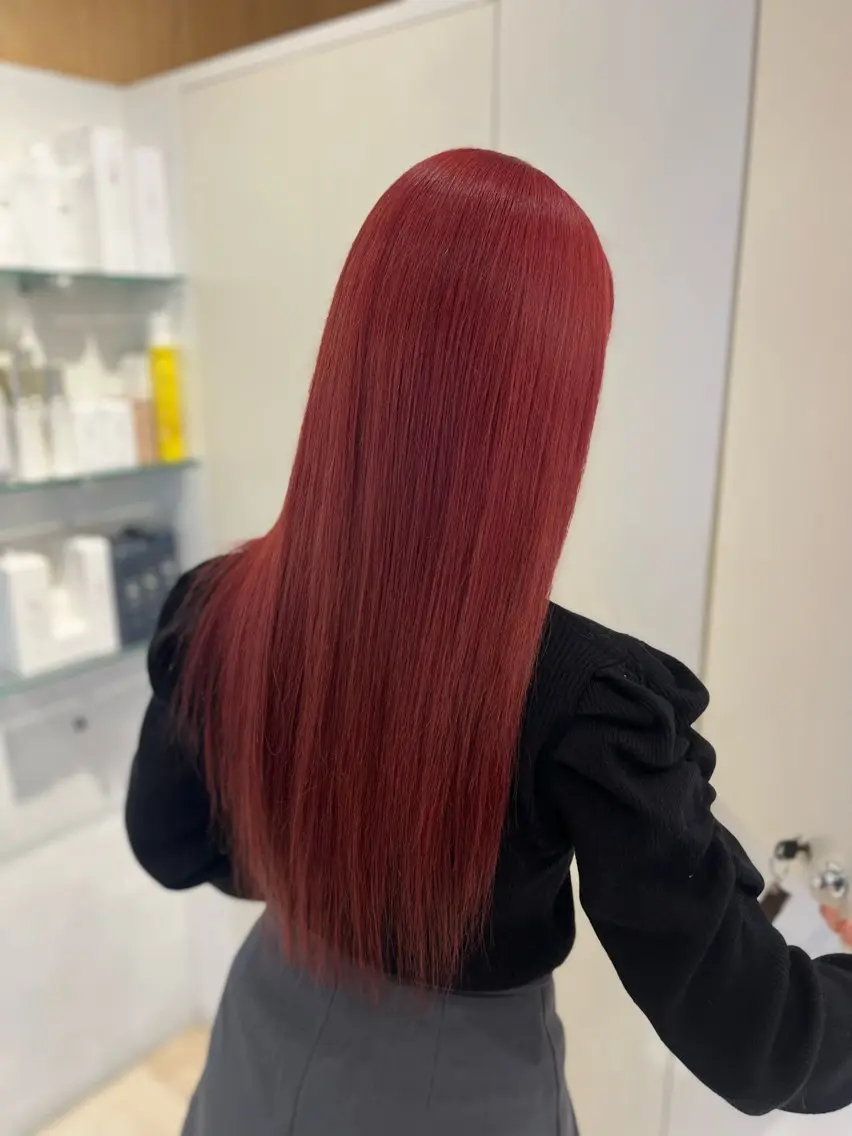 ロング ヘアカラー あらいしほ /ダブルカラーのヘアスタイル