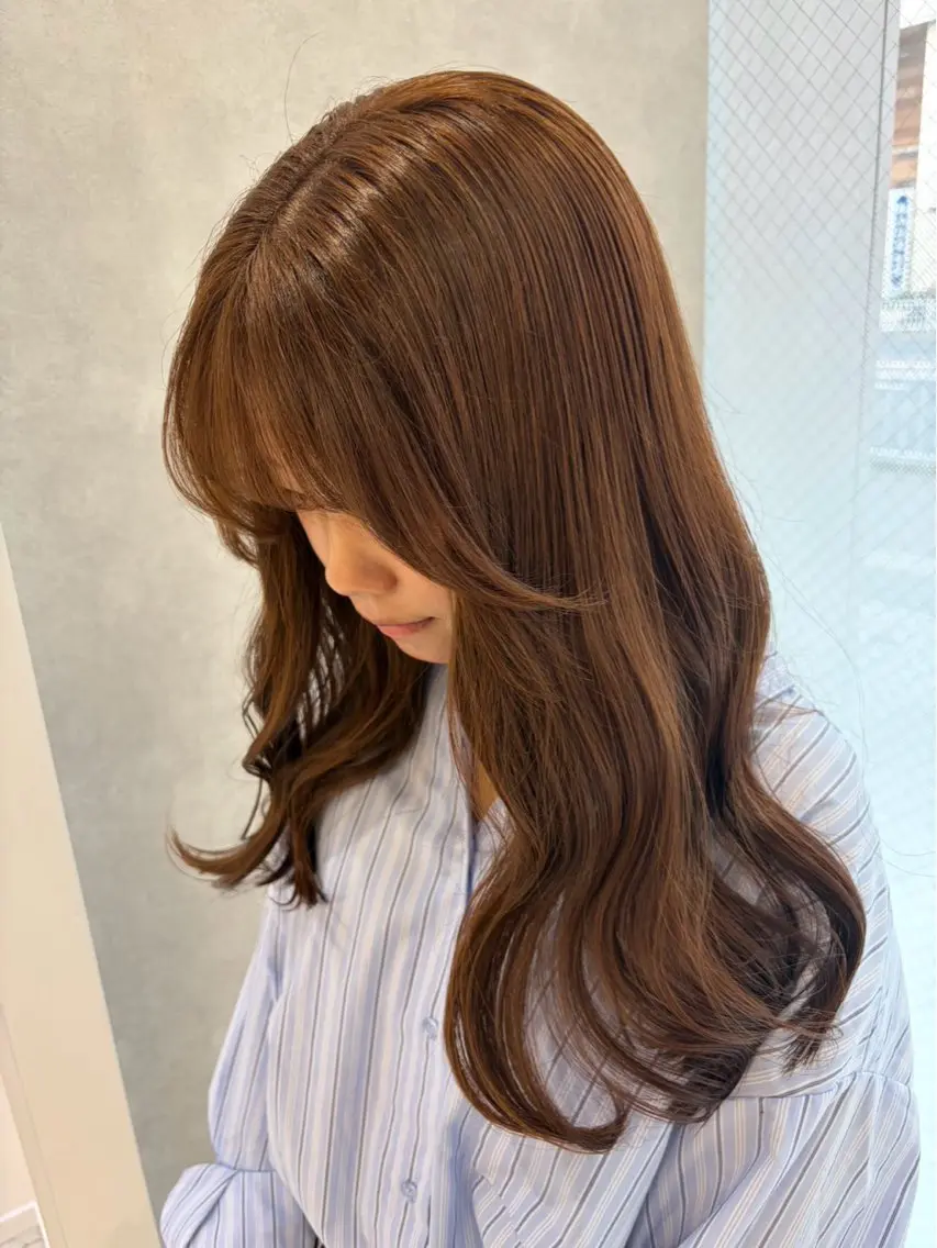 カラー ベージュカラー ブラウンカラー ブラウンベージュ 透明感カラー 髪質改善 ヘアカラー 髪質改善特化サロン/ ヤマシタのヘアスタイル