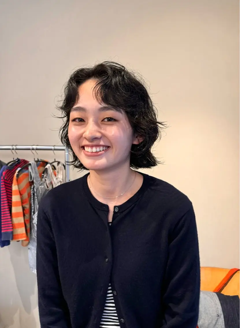 ショート ボブ くせ毛 muku / TAKUMIのヘアスタイル