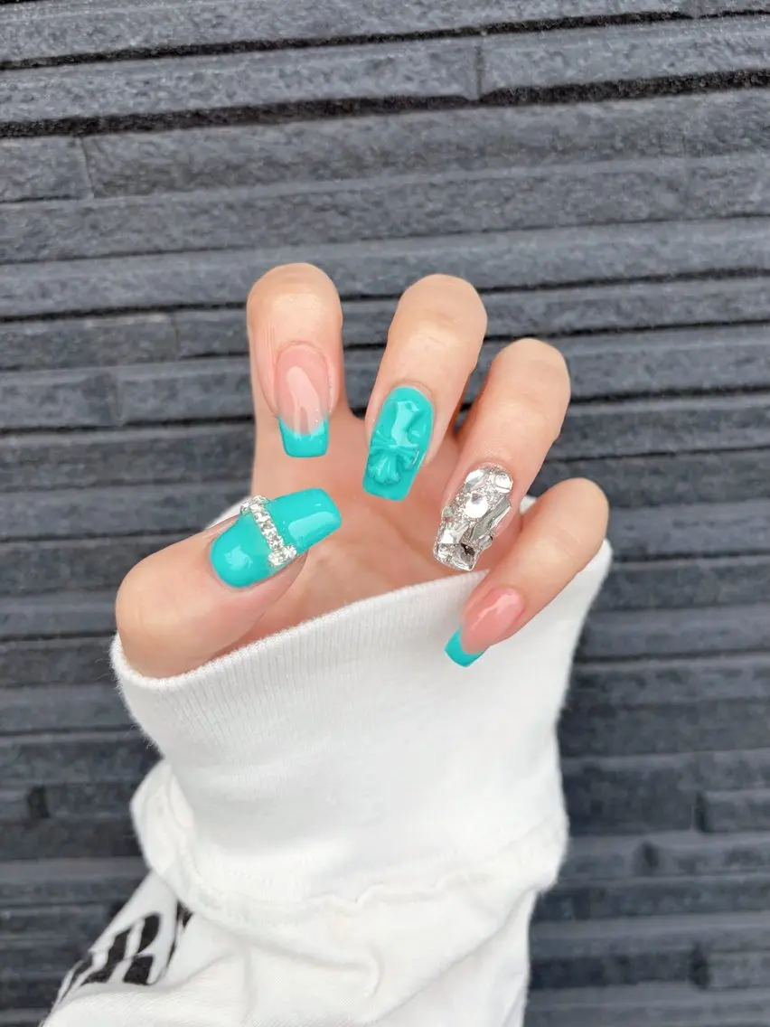 ネイル ブルー Spica nail ～Nonn～のネイルデザイン
