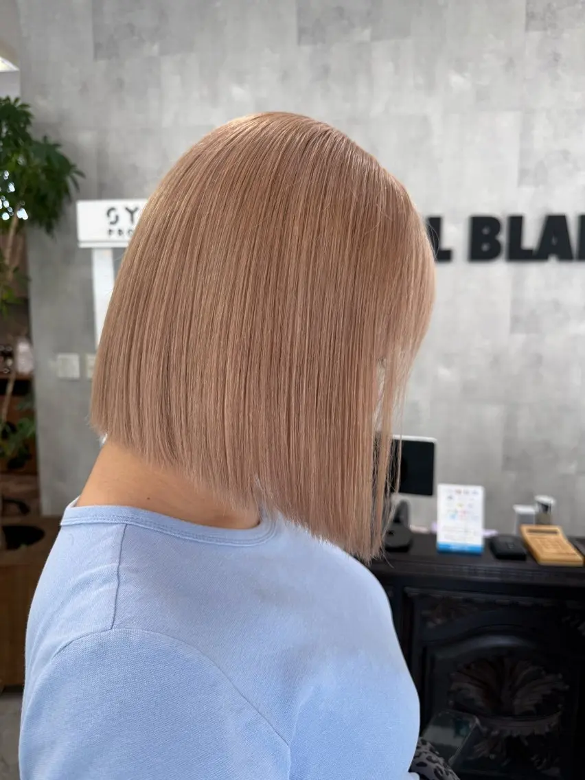 カラー ブリーチ 大森 陽向のヘアスタイル