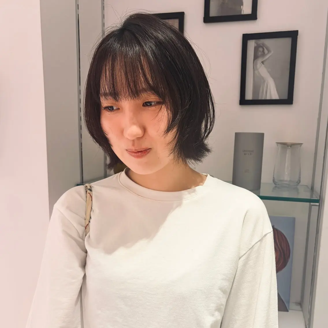 ミディアム カラー カット ヘアカラー 🫯ボブ・ミディアム レイヤー/ ヤギ🫯のヘアスタイル