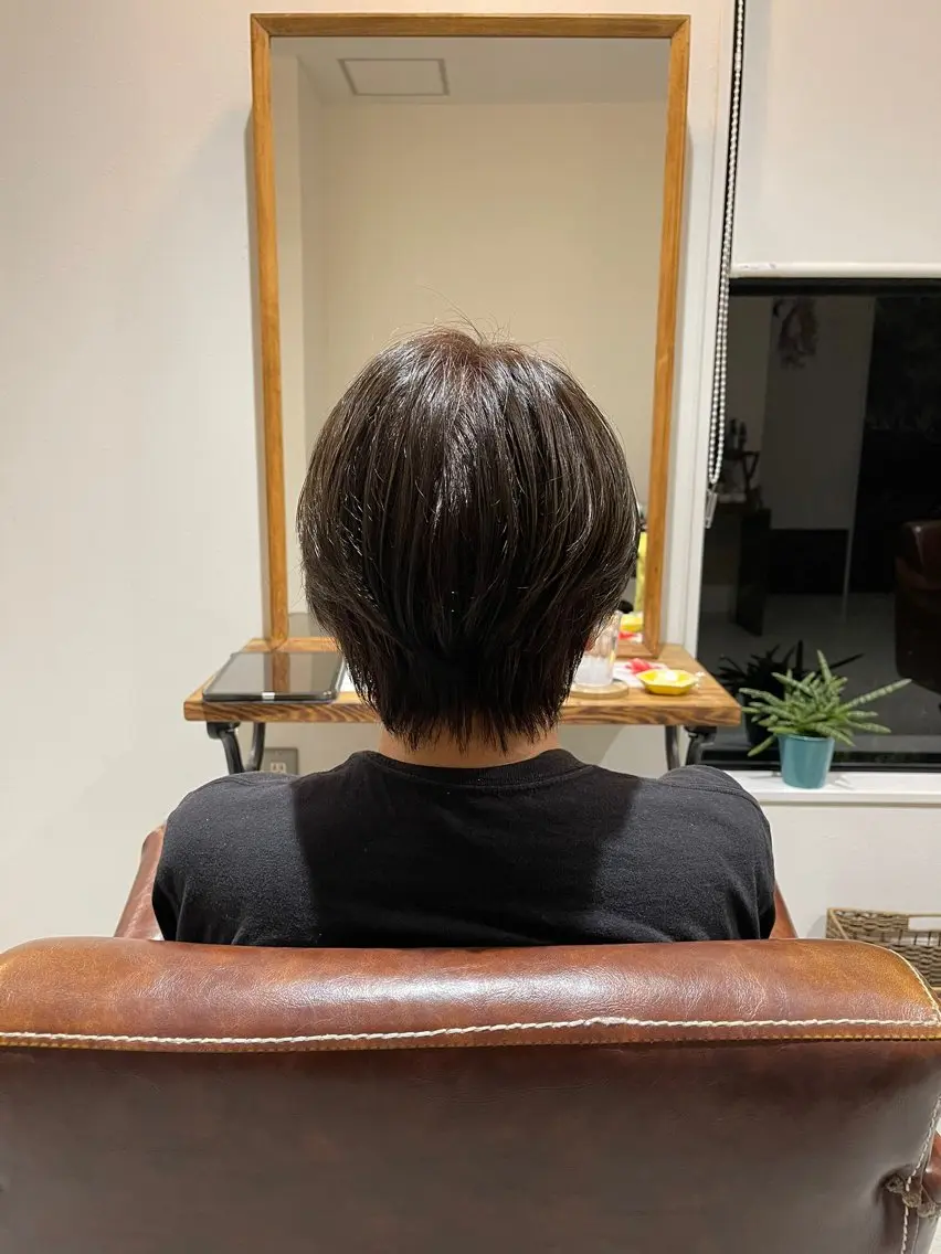 ショート カット ヘアカラー 増田 夏季のヘアスタイル