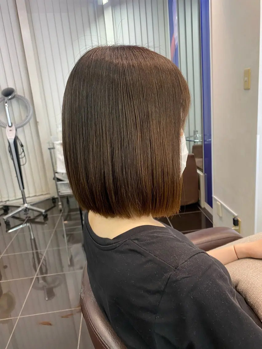 ショート カラー ボブ トリートメント 藤岡杏華 /垢抜け✂︎のヘアスタイル