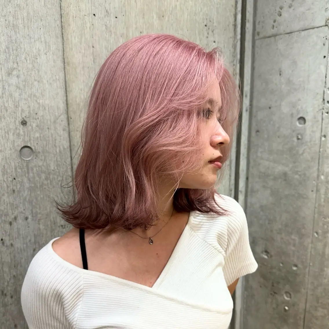 ミディアム カラー ヘアカラー ショート/カット 無料✧︎*yuinaのヘアスタイル