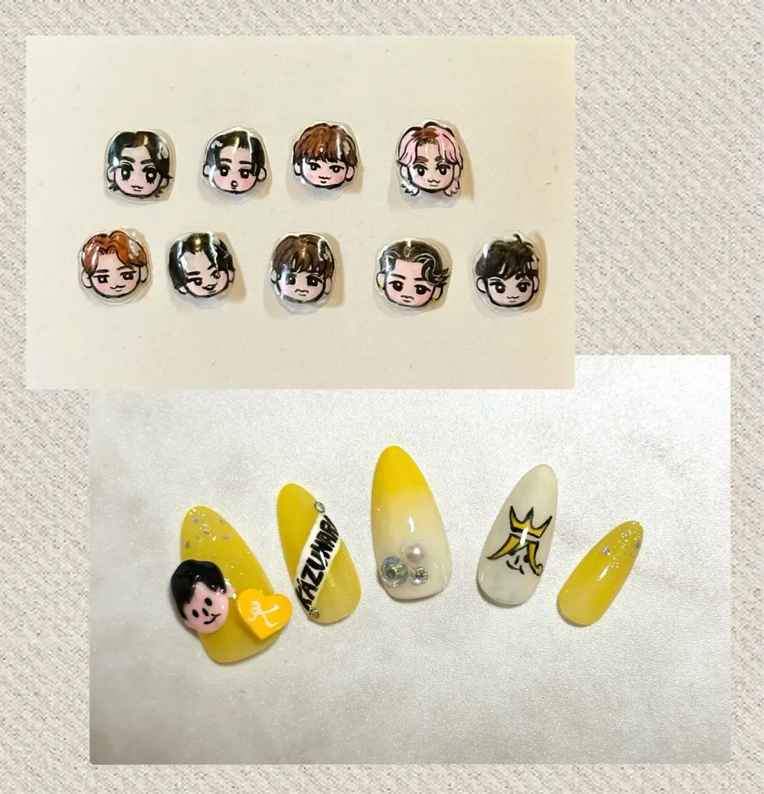 (オフ込)キャラ/推し活アート※等身絵不可、アート内容事前にお知らせ下さいの写真