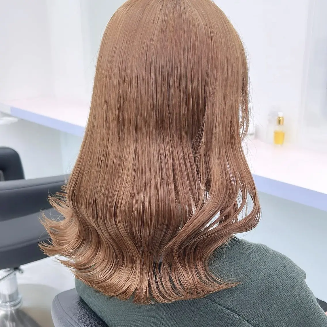 ミディアム カラー パーマ ヘアアレンジ メンズ 🤍透明感カラー🤍 似合わせ🤍AINEのヘアスタイル