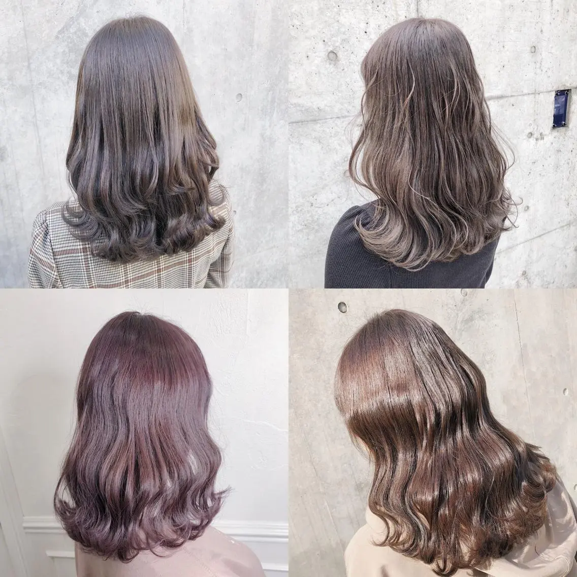 ロング カラー ヘアアレンジ アッシュ アッシュグレー ベージュカラー ブリーチ グラデーションカラー メンズスタイル ly本厚木のヘアスタイル