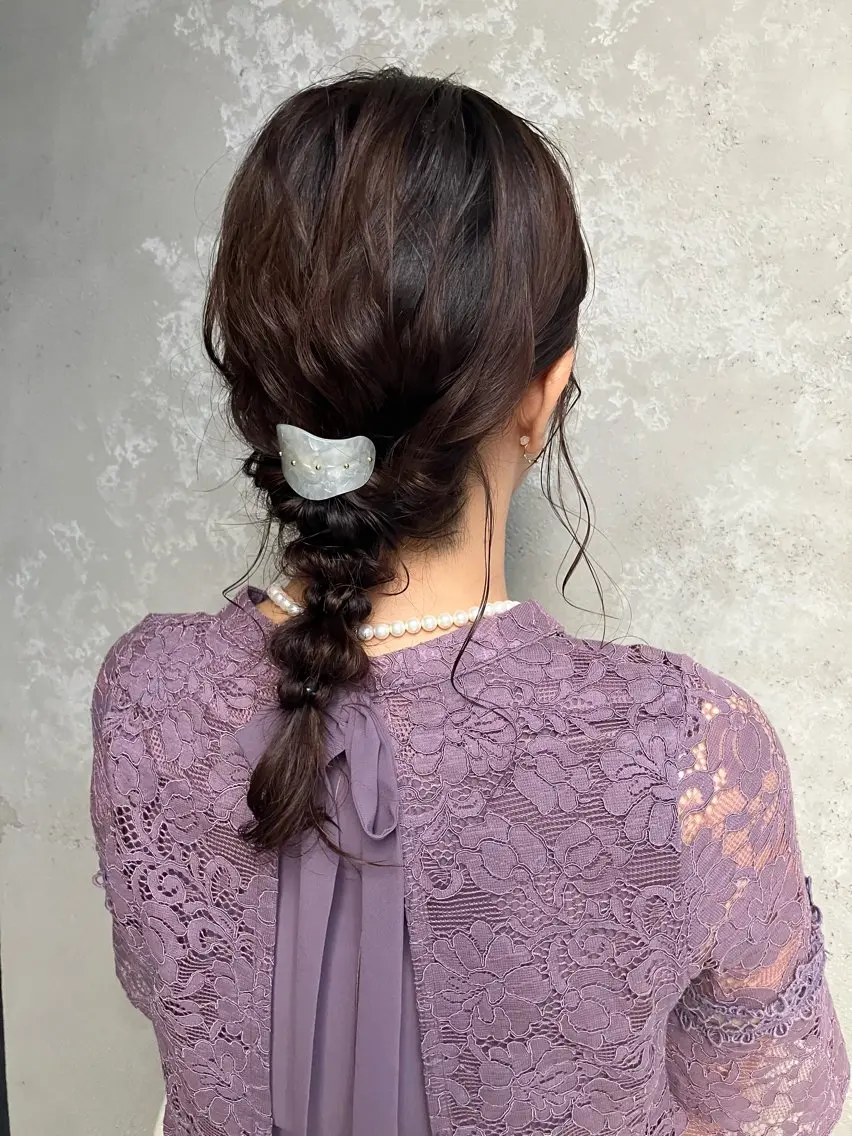 ヘアアレンジ カット ヘアカラー 縮毛矯正 ヘッドスパ ヘアセット kotona 🤍miuraのヘアスタイル