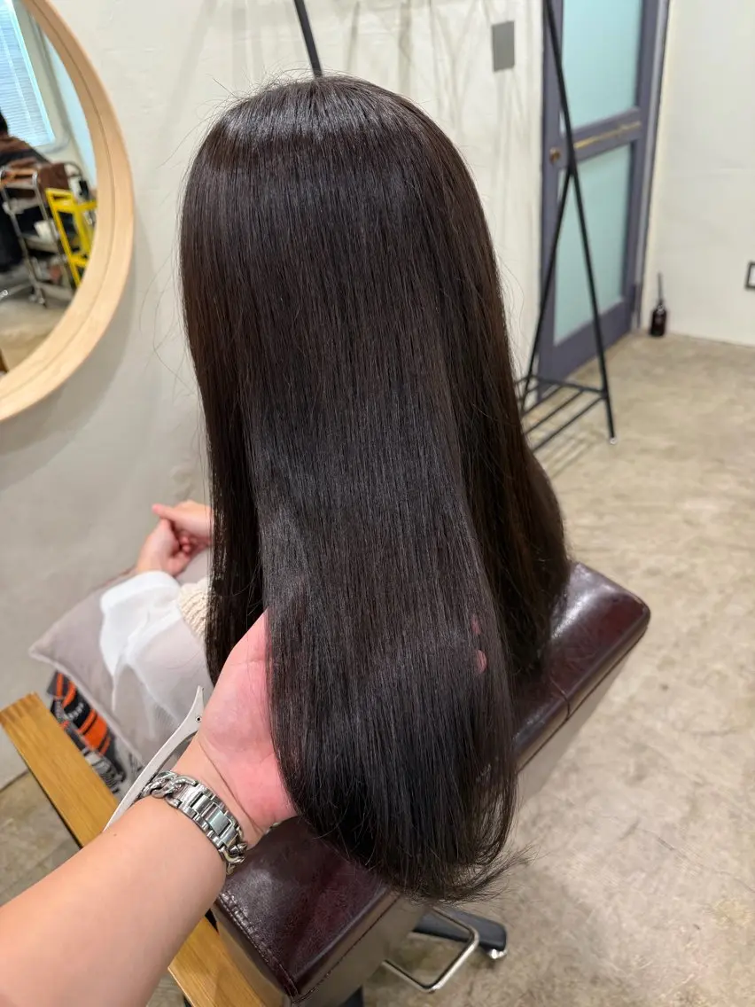 カット ＋ カラー ＋ 髪質改善トリートメント (本格ヘッドスパ付)の写真