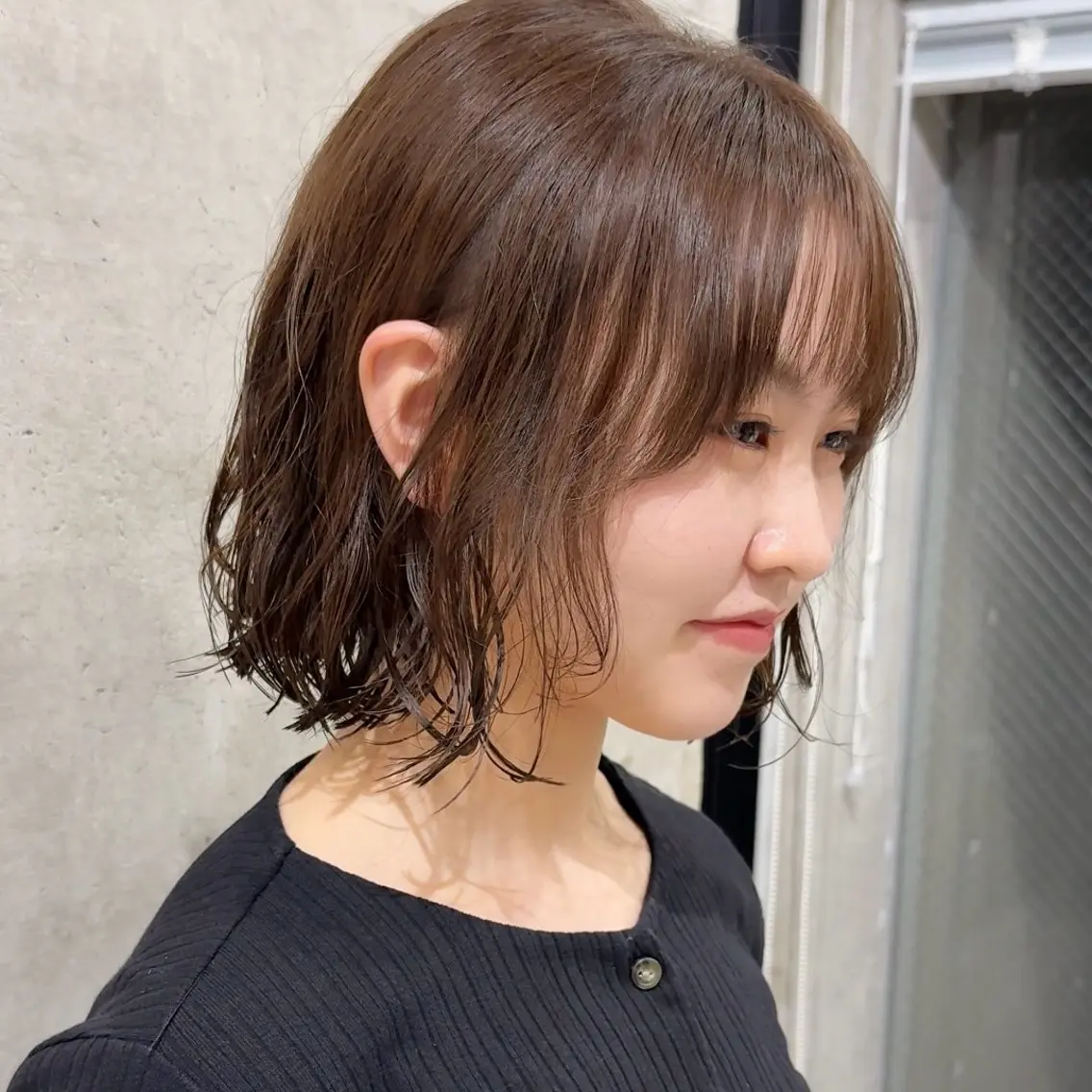ショート パーマ ボブ 髪質改善 似合わせカット 縮毛矯正 畔上 尚也のヘアスタイル