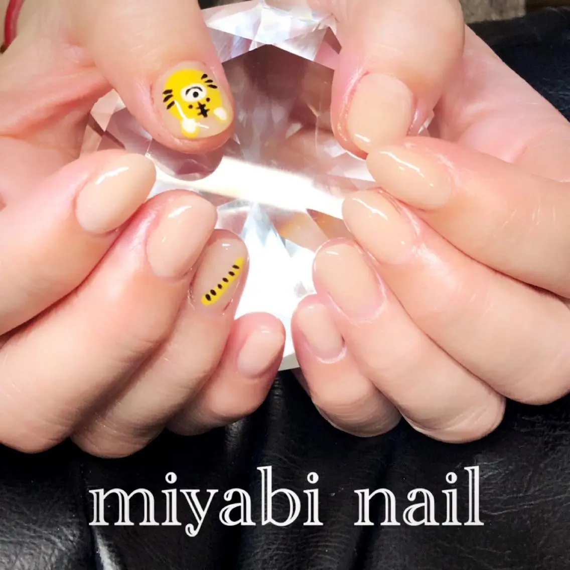 ネイル アートネイル 持ち込み ハンドネイル miyabi nail 桂川駅近くのネイルデザイン