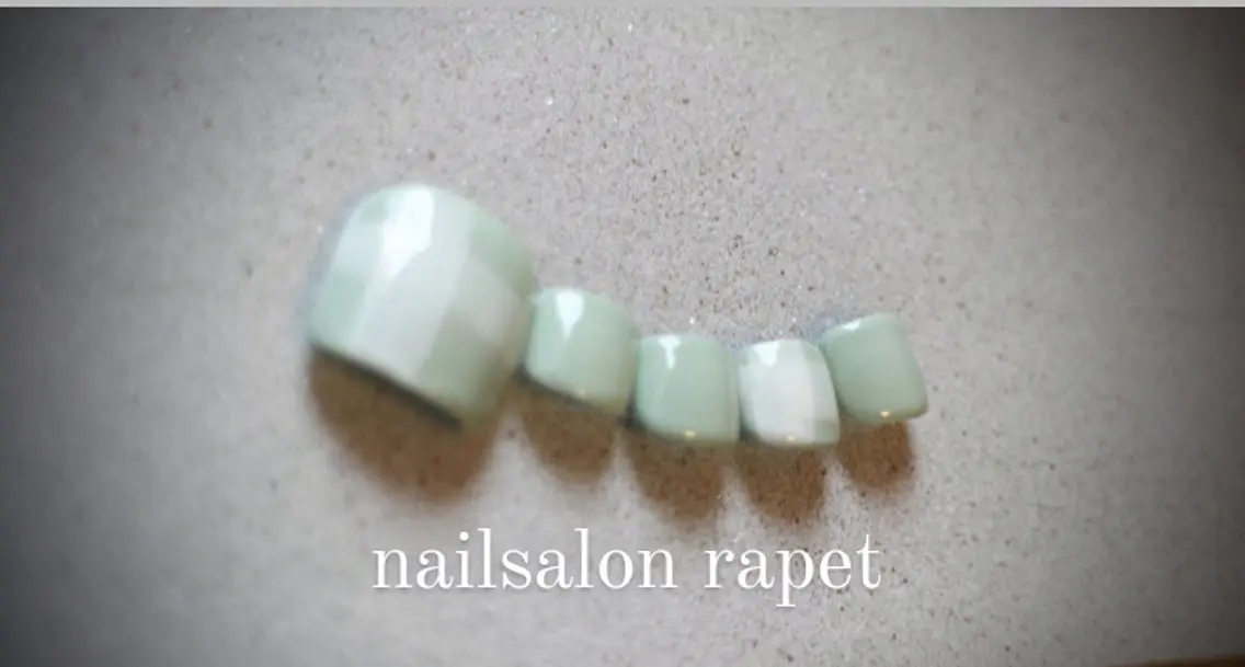 ネイル フットネイル nailsalon  rapetのネイルデザイン
