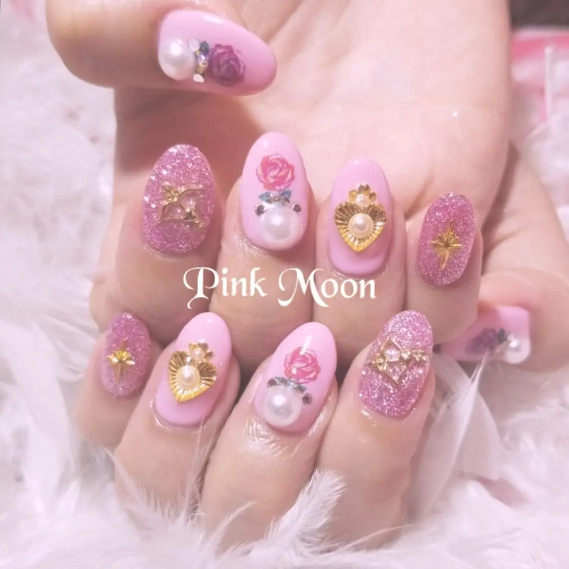 ネイル その他(ネイル) PinkMoon Nozomiのネイルデザイン