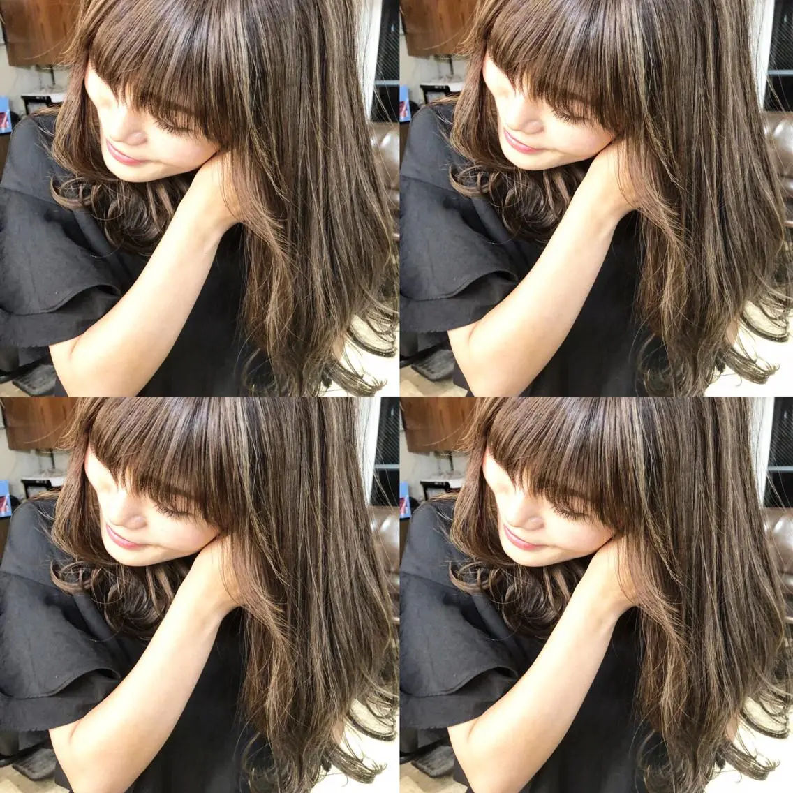 ロング カラー パーマ ヘアアレンジ メンズ キッズ ネイル マツエク・マツパ メンズハイライト ハイライトカラー ハイライト カット ヘアカラー トリートメント ヘッドスパ レイヤーカット✂️ 艶髪/小田部慎也のヘアスタイル
