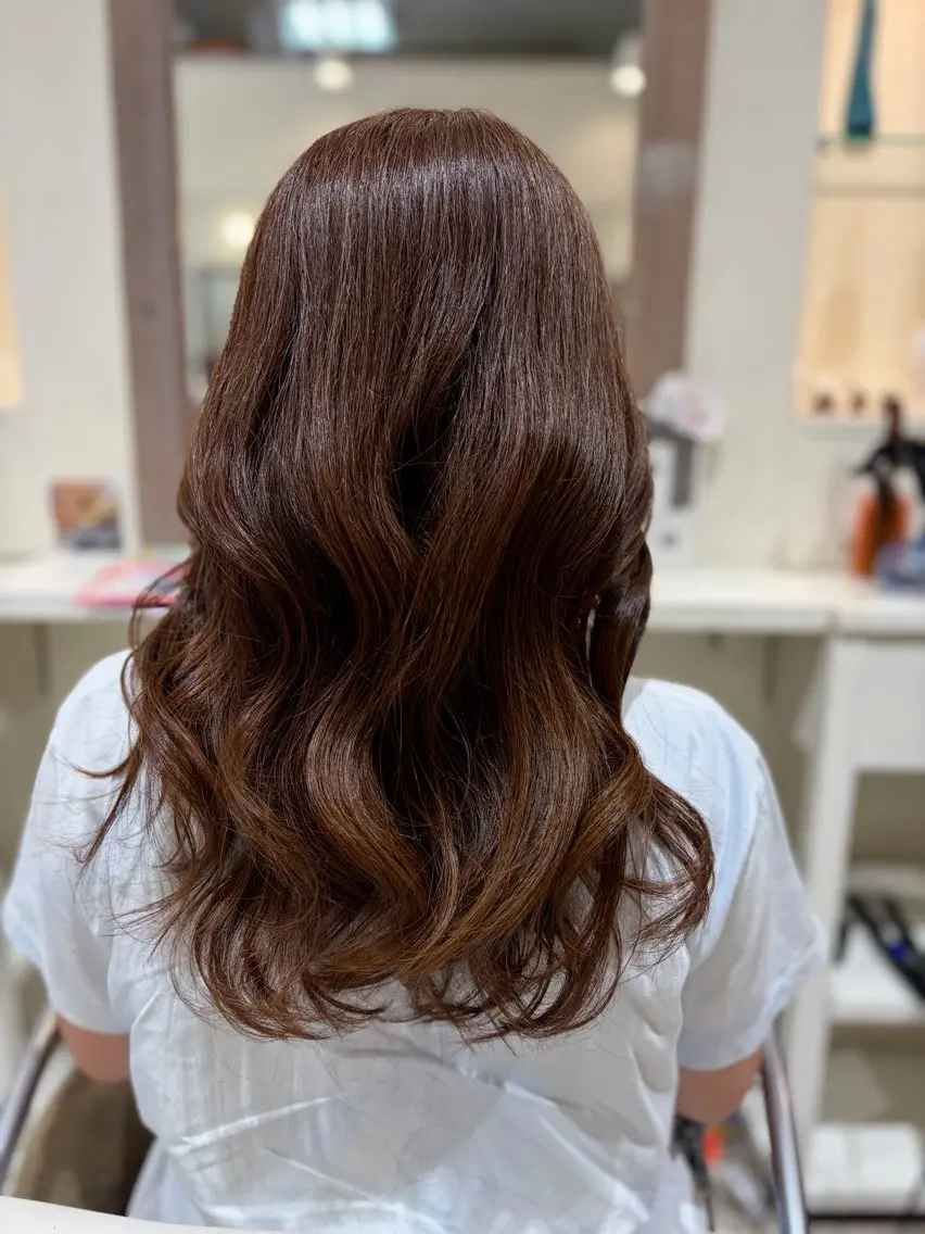 ロング カット ヘアカラー NICCOLO室見 Erinaのヘアスタイル