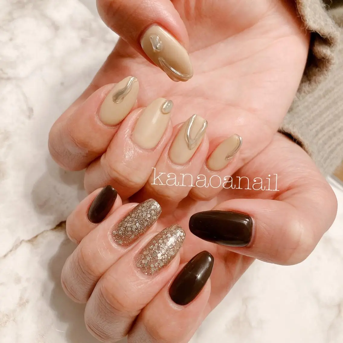 ネイル 地爪育成💅 kanaoanailのネイルデザイン