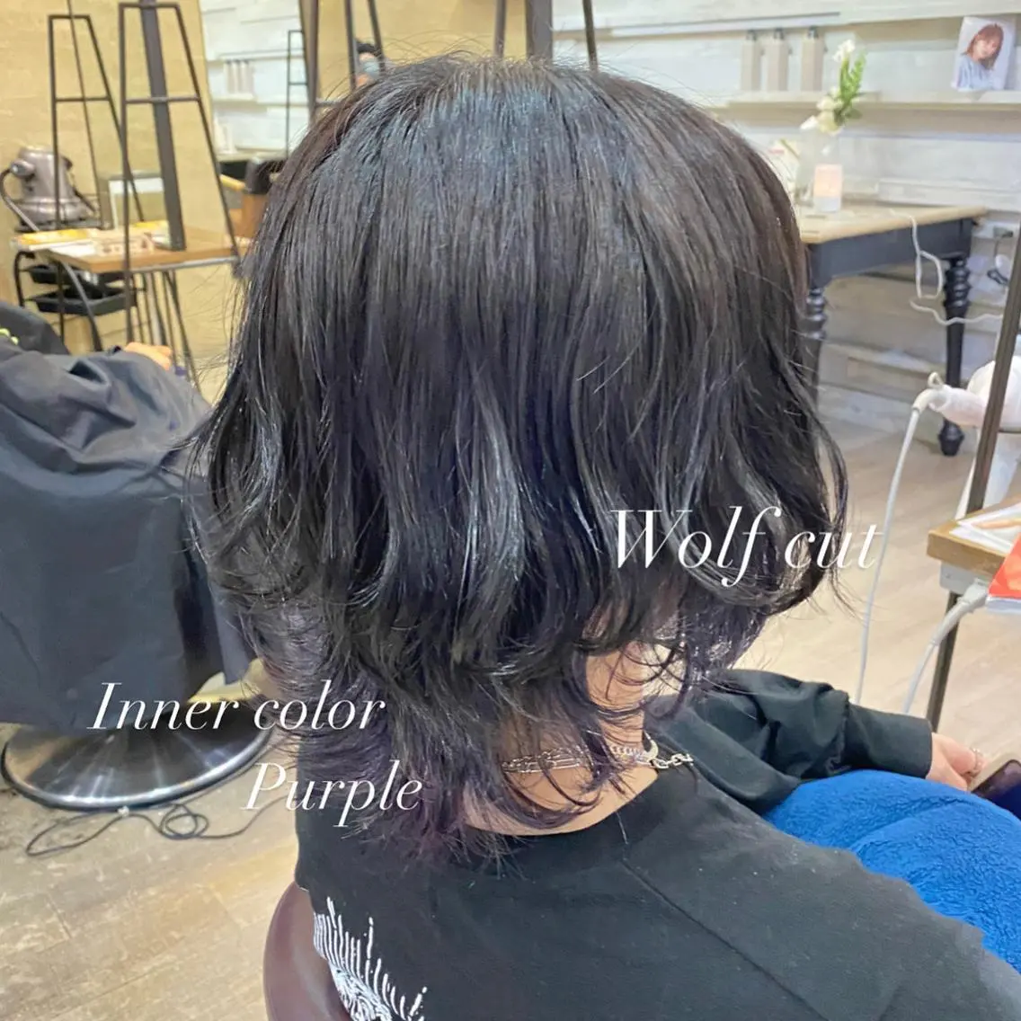 ミディアム カット ヘアカラー トリートメント ELEN 新百合ヶ丘のヘアスタイル