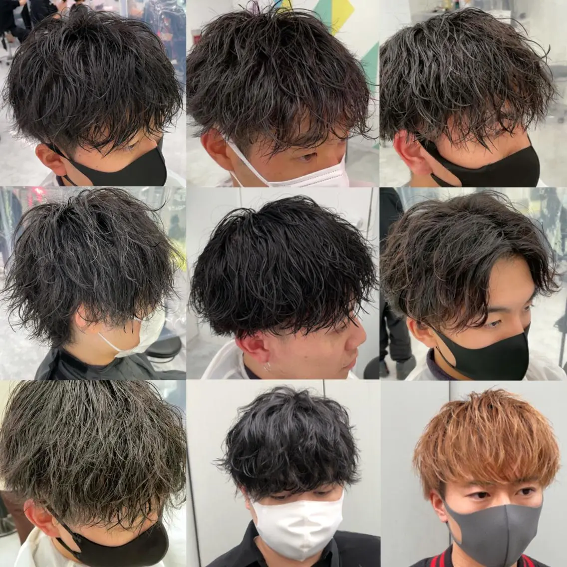 ミディアム カラー パーマ ヘアアレンジ メンズ キッズ カット メンズ特化美容師 aiの眉毛・アイブロウイメージ