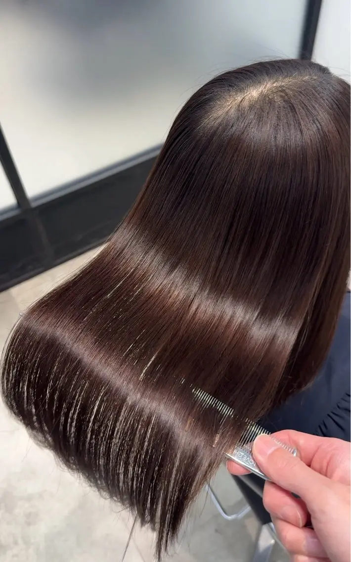 【セミロング/ロング】美髪矯正+髪質改善ULTOWAトリートメント✨の写真