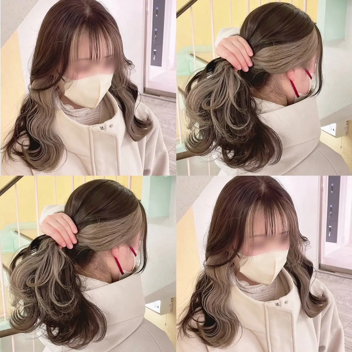 カラー ヘアカラー トリートメント 渋谷:インナーカラー /🍒エリカ🍒のヘアスタイル