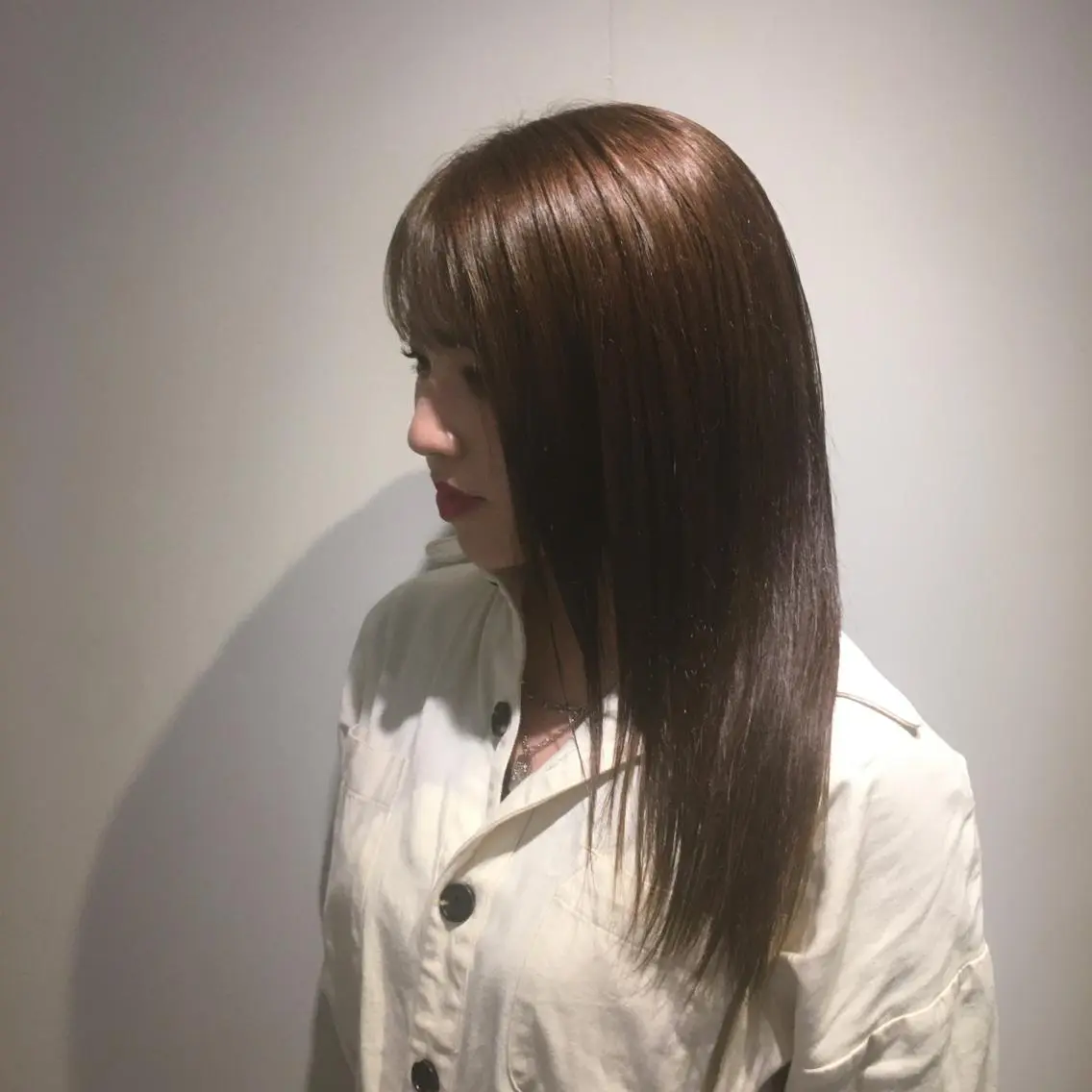 ロング カラー カット ヘアカラー トリートメント しのはら まどかのヘアスタイル