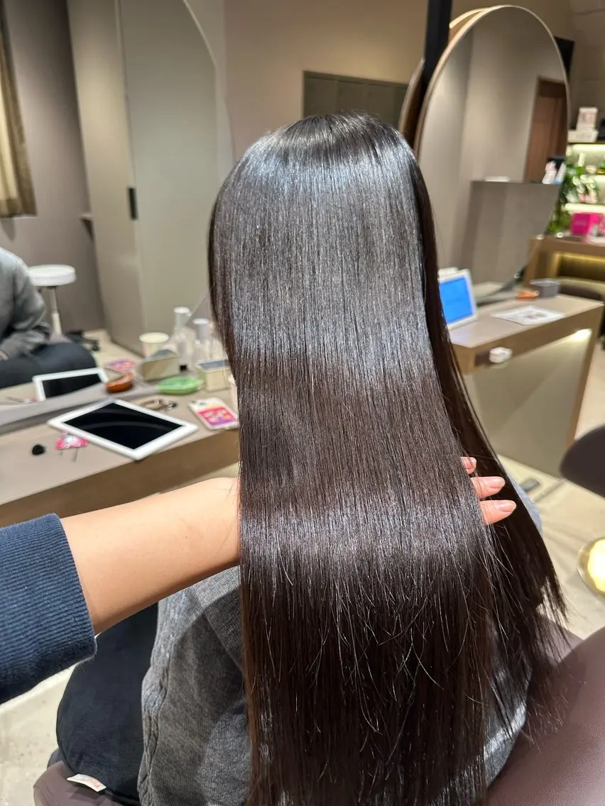 縮毛矯正 🖤ྀི渡邉 あみか🖤ᩚのヘアスタイル