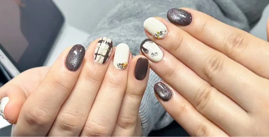 ネイル スカルプネイル シンプルネイル ハンドネイル ハンドケア Lu nailsalonのネイルデザイン