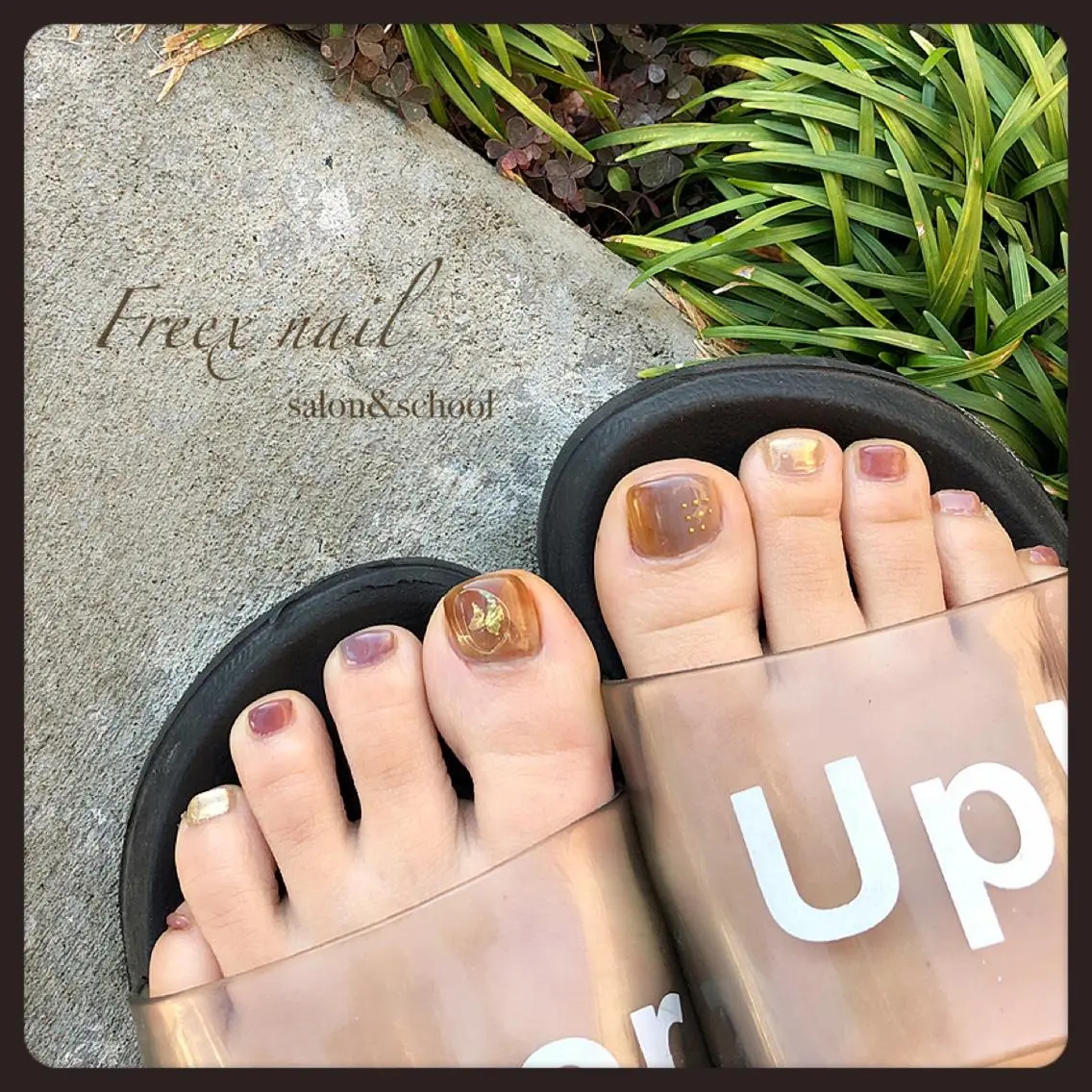 ネイル フットネイル freex nail /ニュアンス/個性派のネイルデザイン