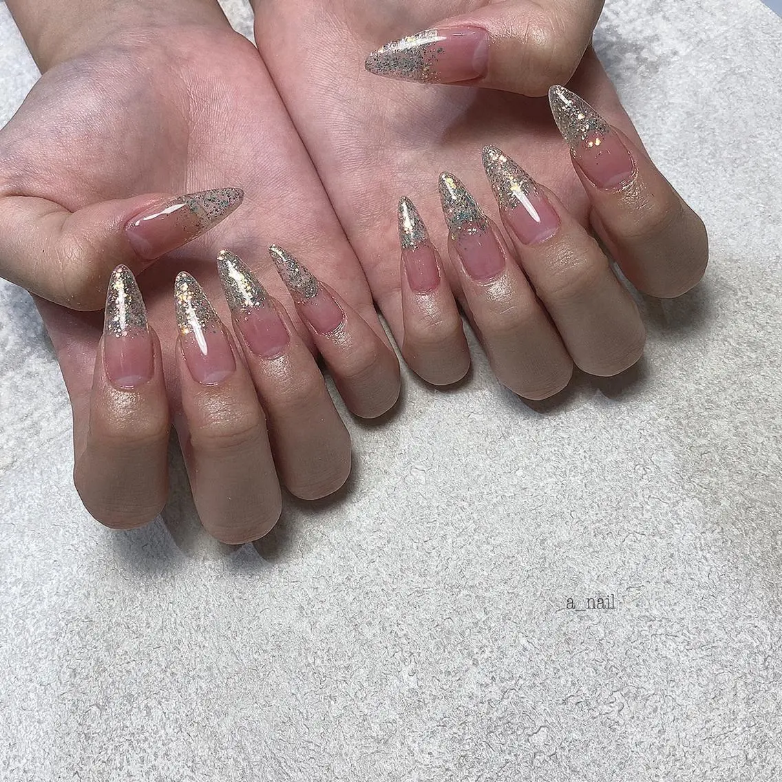 ネイル シンプルネイル 菅 恵奈のネイルデザイン