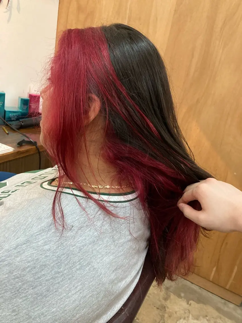 ロング ヘアカラー トリートメント ヘアセット 💫 シュン💫のヘアスタイル