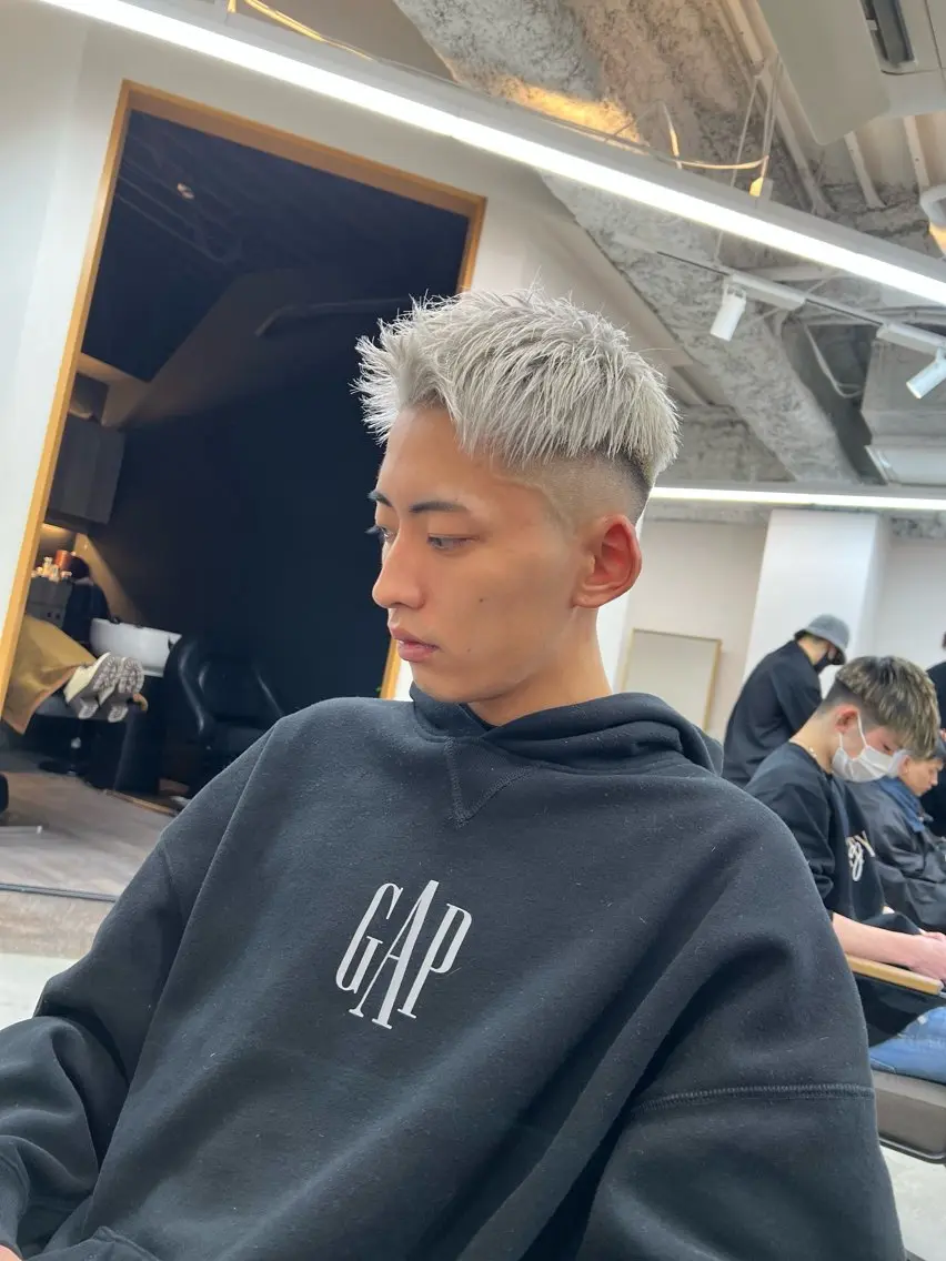 ショート カラー 渋谷 【メンズ特化】ナゴムのヘアスタイル