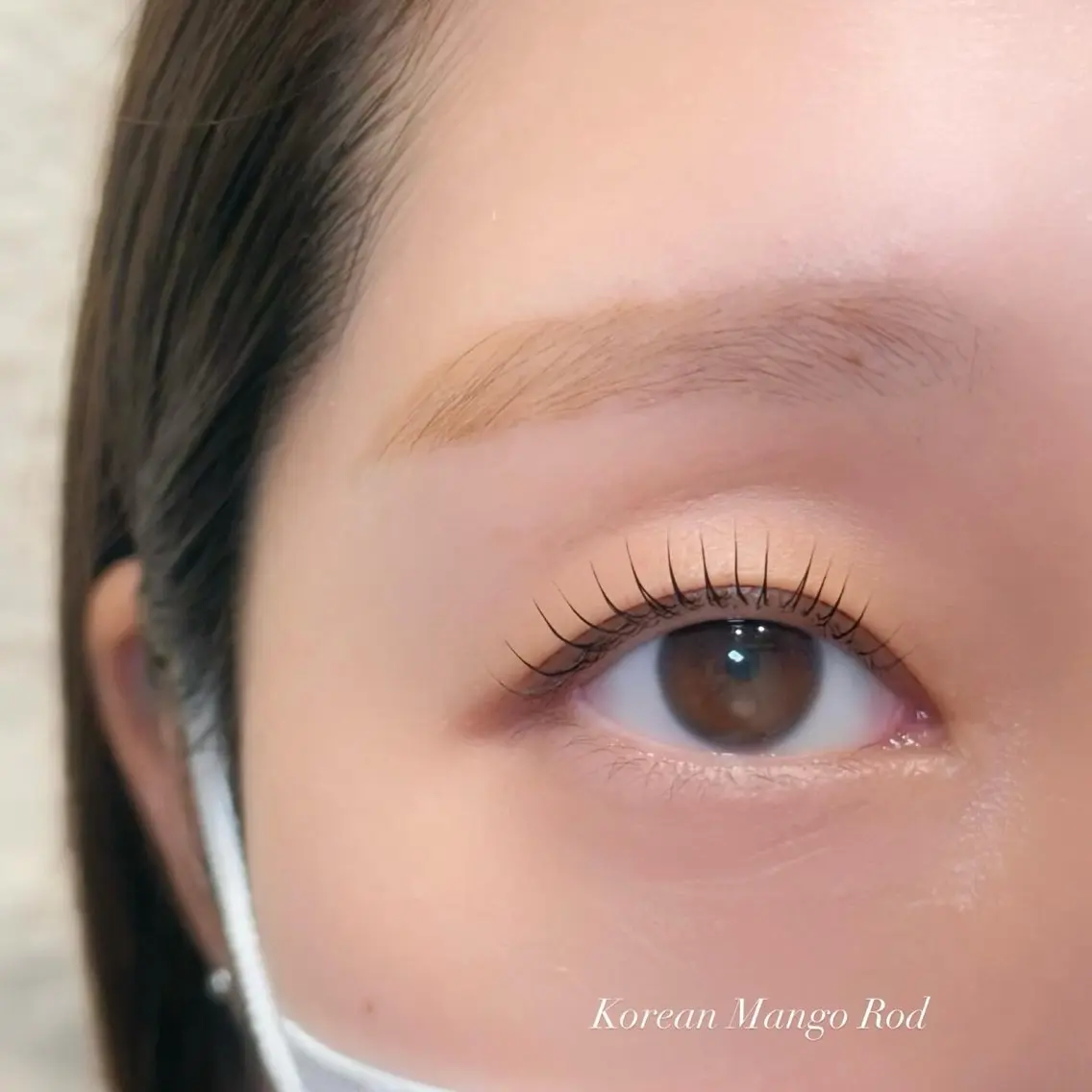 マツエク・マツパ 束感まつ毛 韓国風マツエク ナチュラル 一重×まつ毛パーマ マツパ 梅津/cherien 渋谷・明治神宮前のマツエク・マツパデザイン